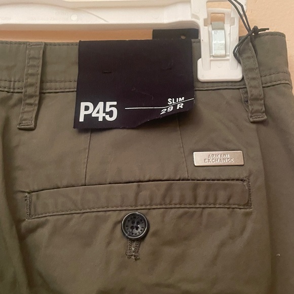 Armani Exchange Dark Green Chinos - Picture 3 of 5